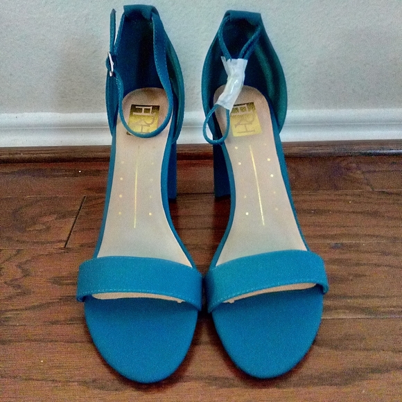 Beka-01 Cobolt Blue Block Heel - Picture 7 of 8